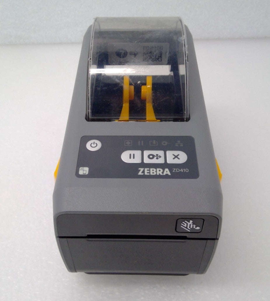 Zebra ZD410 Desktop Label Printer USB Ethernet BTLE 203dpi ZD41022-D01E00EZ Gray