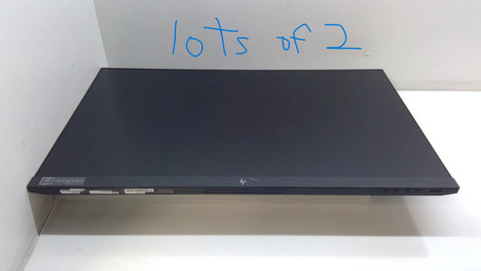 Lots of 2 HP E27u G4 27" QHD USB-C Monitor, HDMI DisplayPort, No Stand