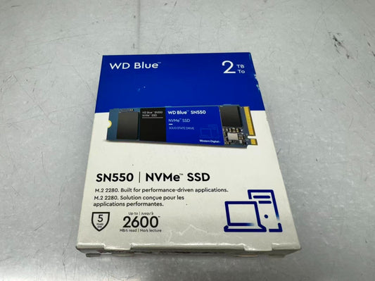 WD Blue SN550 2TB M.2 NVMe Internal SSD (WDS200T2B0C)