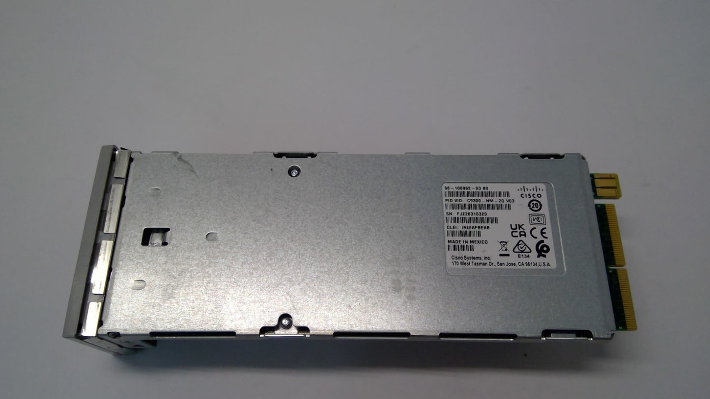Cisco C9300-NM-2-40G Catalyst 9300 2-Port 40GE Switch Uplink Module C9300-NM-2Q