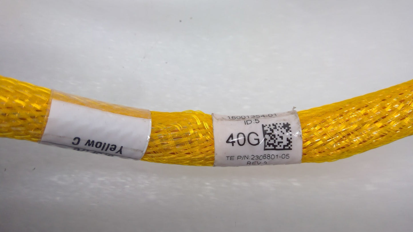 TE Connectivity 2306801-05 40G 16001354-01 Cable assembly Male to Male yellow