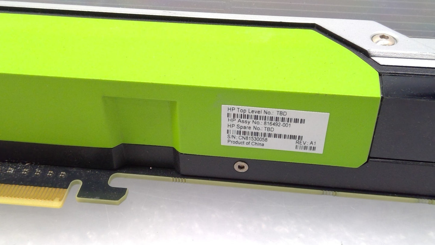 HP or Dell Nvidia Tesla M60 16GB GDDR5 Accelerator Card GPU 816492-001/0PK3RJ
