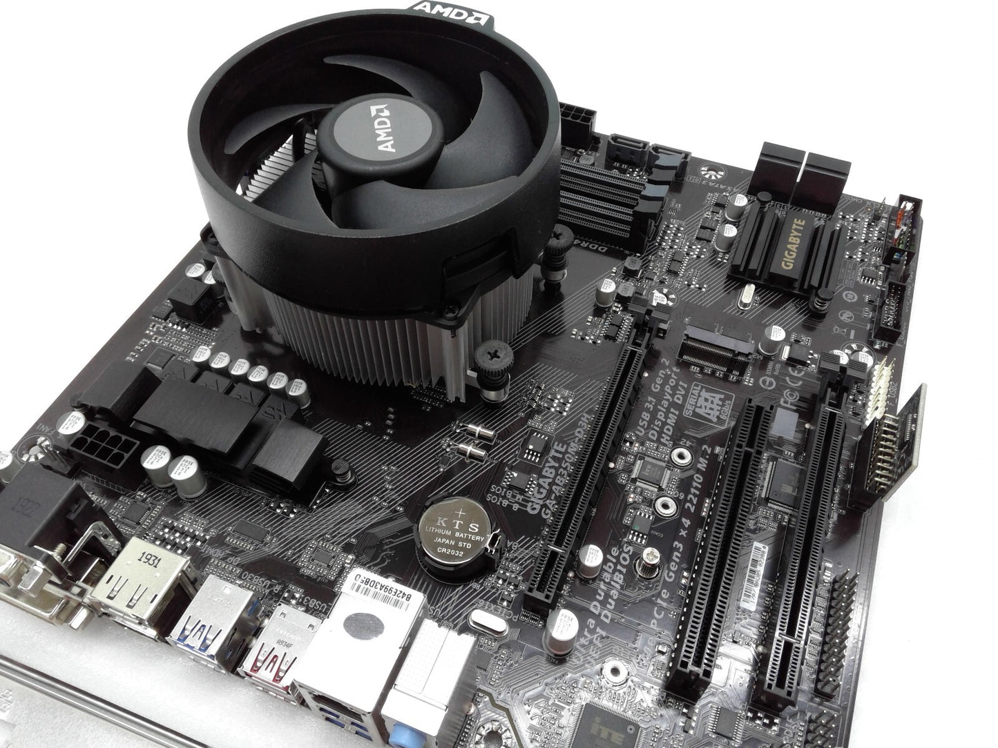 GIGABYTE GA-AB350M-D3H Motherboard Socket AM4 DDR4 +AMD Athlon 200GE@3.2GHz