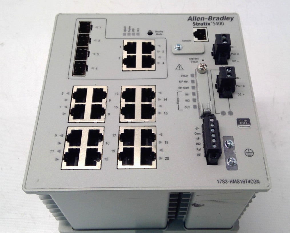 Allen Bradley 1783-HMS16T4CGN A Stratix 5400 20 Port Ethernet Managed Switch