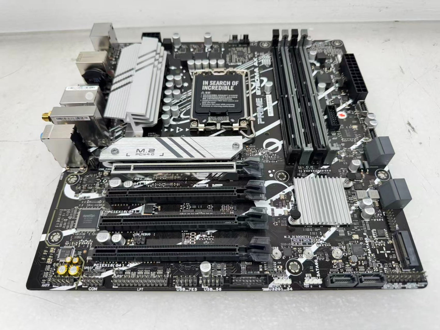 ASUS PRIME B760M-A AX micro ATX Motherboard Socket LGA1700 DDR5 WIFI READ"