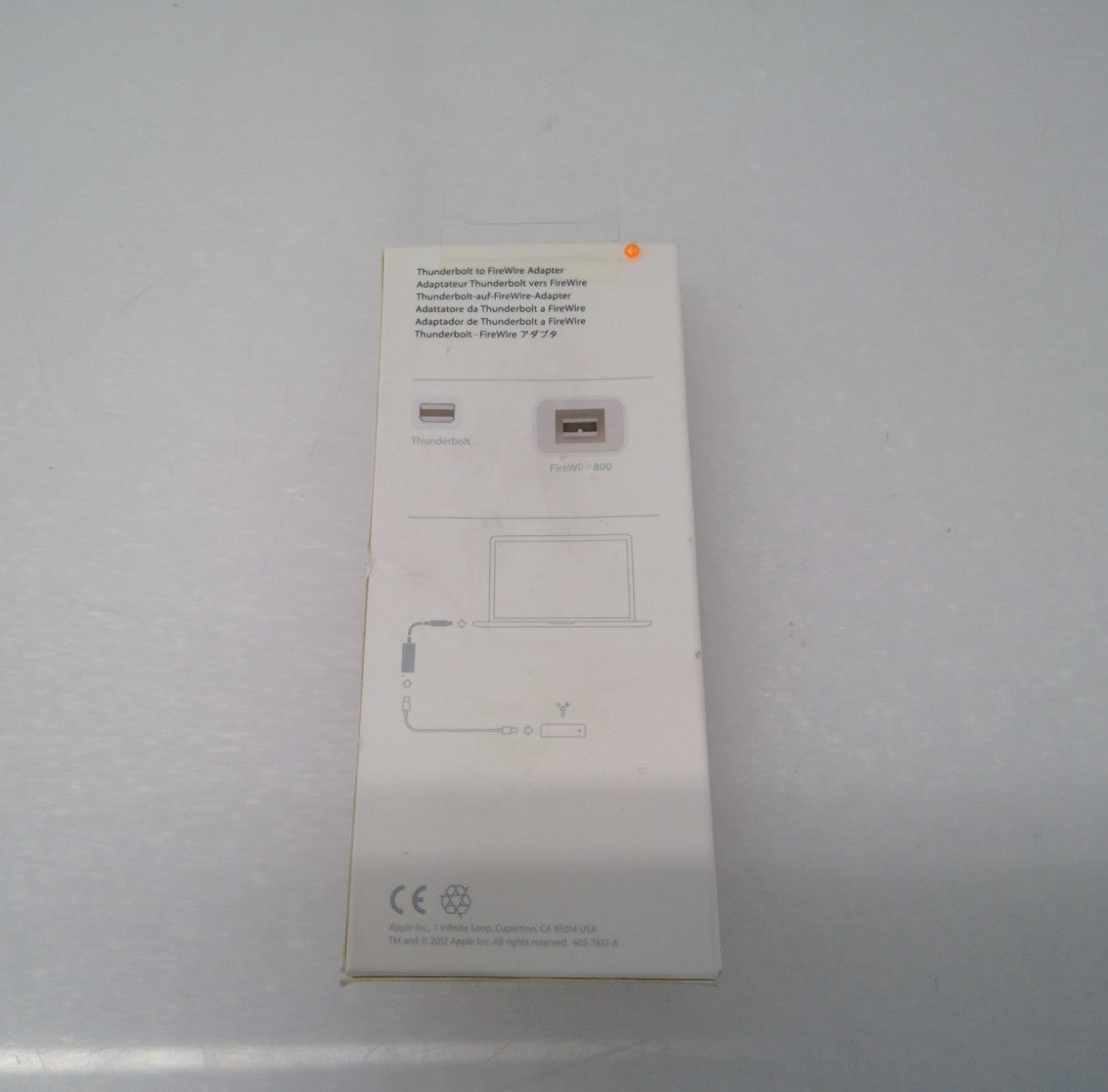 NEW Apple Thunderbolt 2 to FireWire 800 Adapter Cable MD464ZM/A A1463