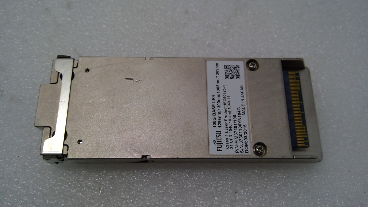 FUJITSU FIM37101/100 100G-LR4 100GBASE-LR4 SMF 10km 1296/1300/1305/1309nm