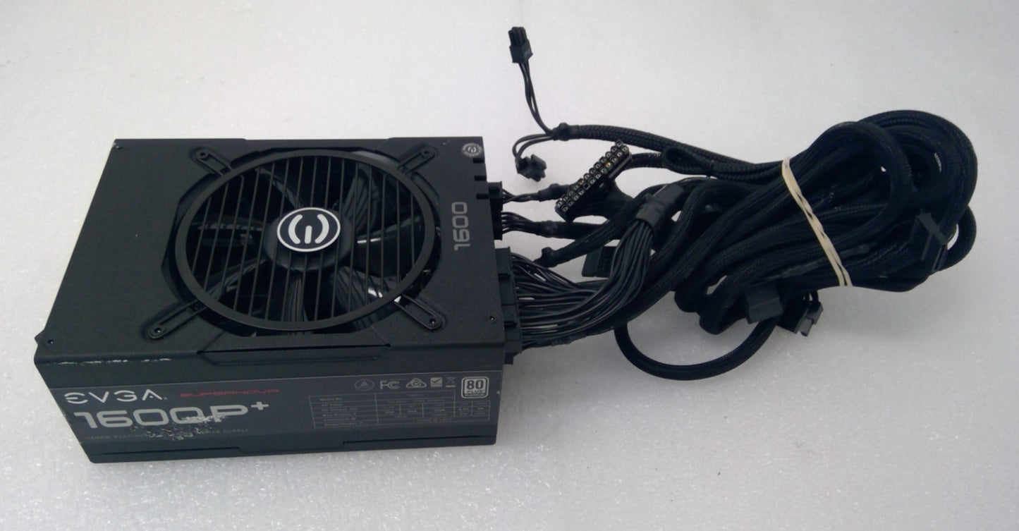 EVGA 1600 P+ Platinum Rated Fully Modular ATX PSU - 220-PP-1600