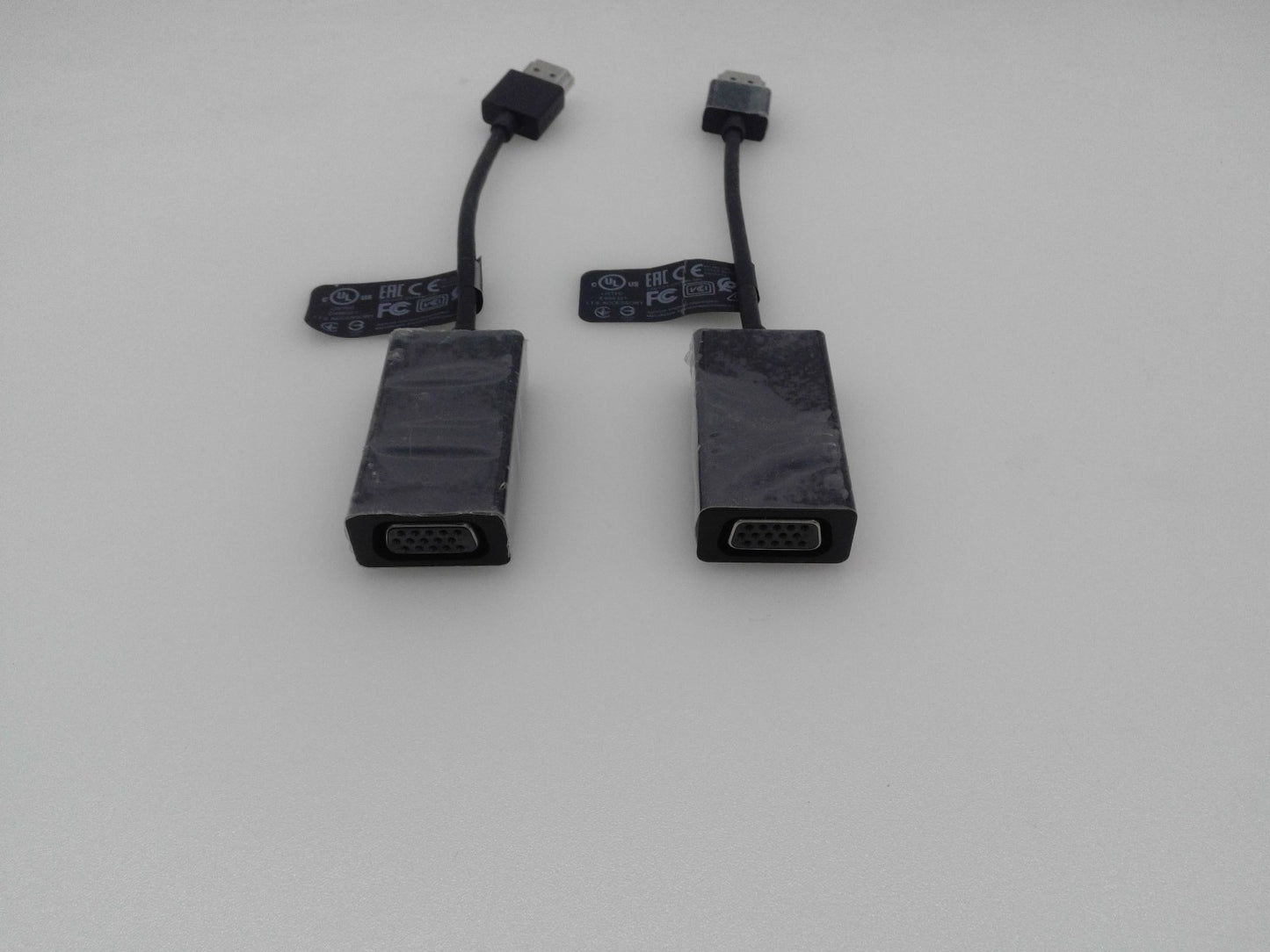 Lot of 2 HP HDMI to VGA Adapter P/N: 700571-003 SPS: 701943-001 RMN: HSA-A01HV