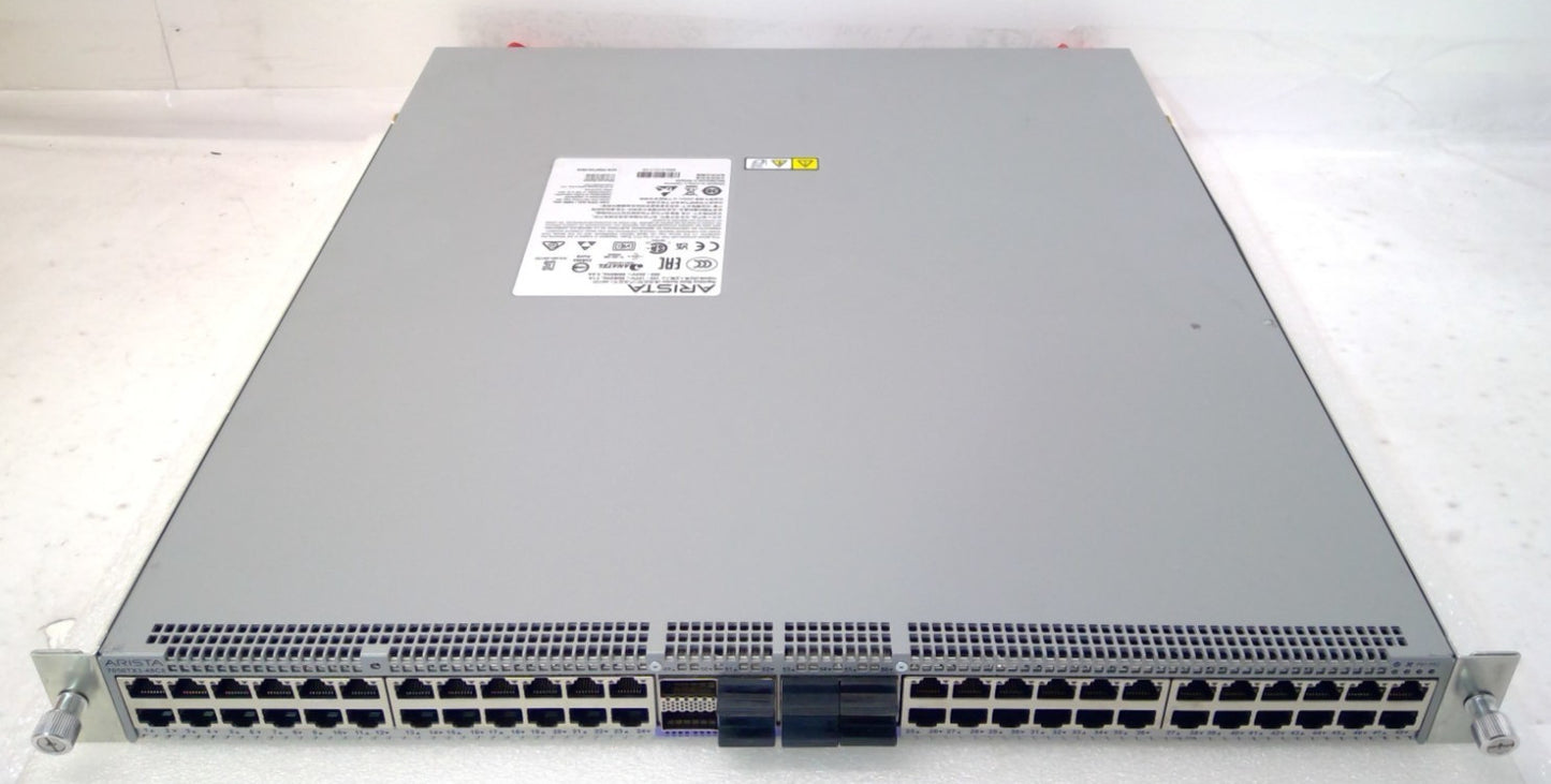 Arista DCS-7050TX3-48C8-F 48x 10G-T & 8x QSFP100 Network Switch 7050X3 Series