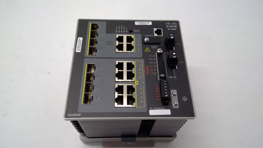 Cisco IE-4000-4GS8GP4G-E v02 Industrial Ethernet 4000 Switch Enterprise Used