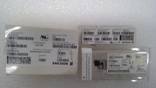 NEW Ericsson RDH 102 81/2  25GBASE-BX15-D SFP28 Fiber Optical Transceivers
