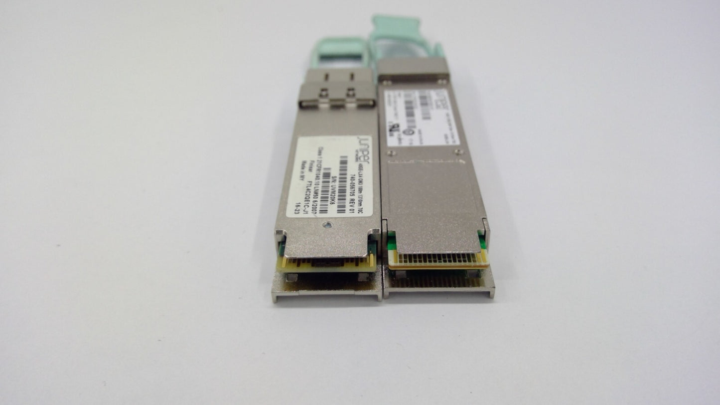 Juniper 40GE-LX4 OM3 100m SMF 2km 1310nm Transceiver Module 740-056705