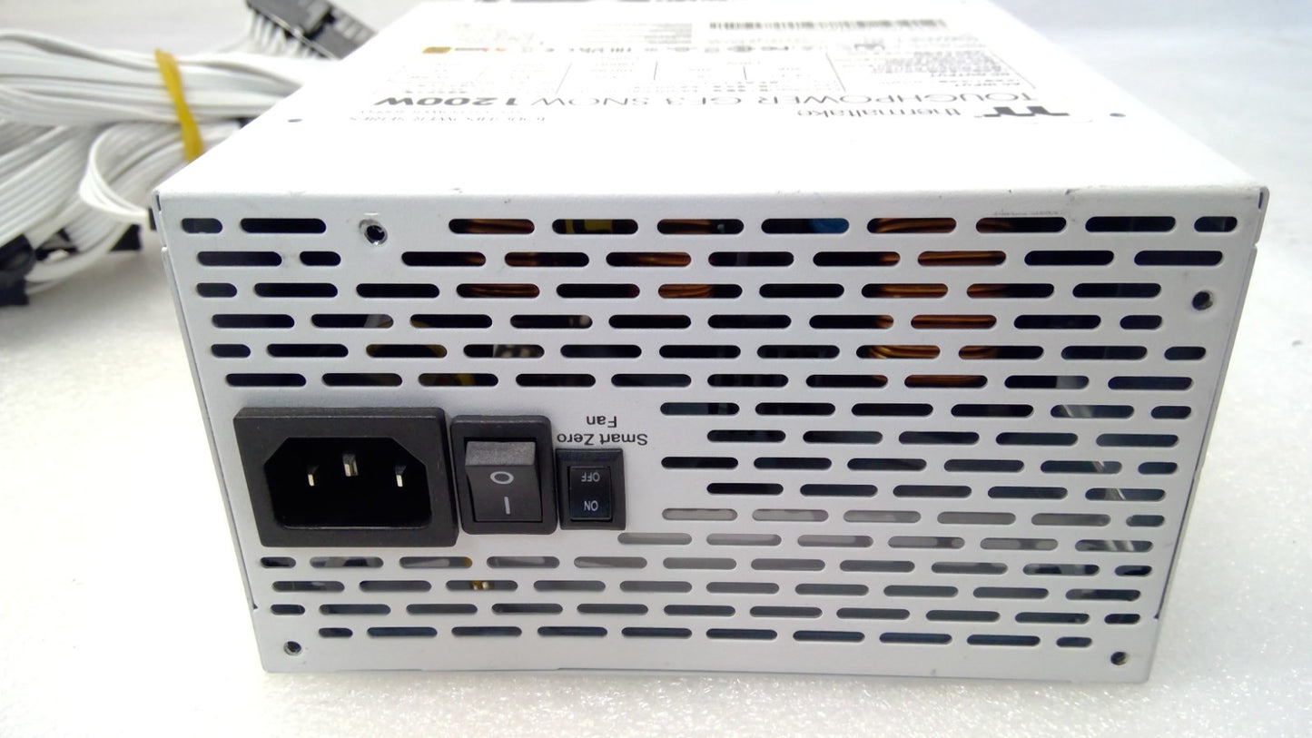 THERMALTAKE TOUGHPOWER GF3 SNOW 1200W 80 Plus Gold Modular ATX Power Supply