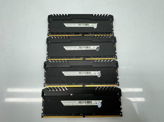 CORSAIR VENGEANCE 64GB ( 16GB x4 )DDR4 3200MHz Desktop memory CMU64GX4M4C3200C16
