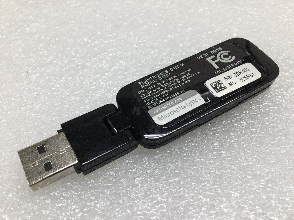 Plantronics D100-M Savi Adapter Moc Dect 6.0 83876-01 Micrsoft Lync D100Y
