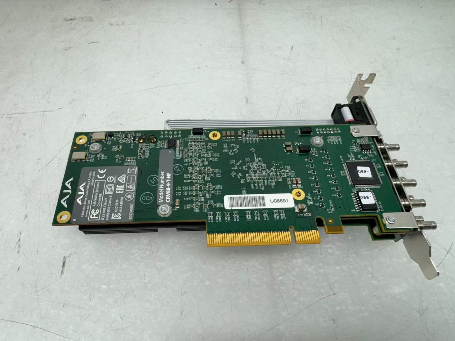 AJA CRV88-9-T-NF 8-lane PCIe 4K UHD Multi-Format I/O Capture card (Tall Bracket)