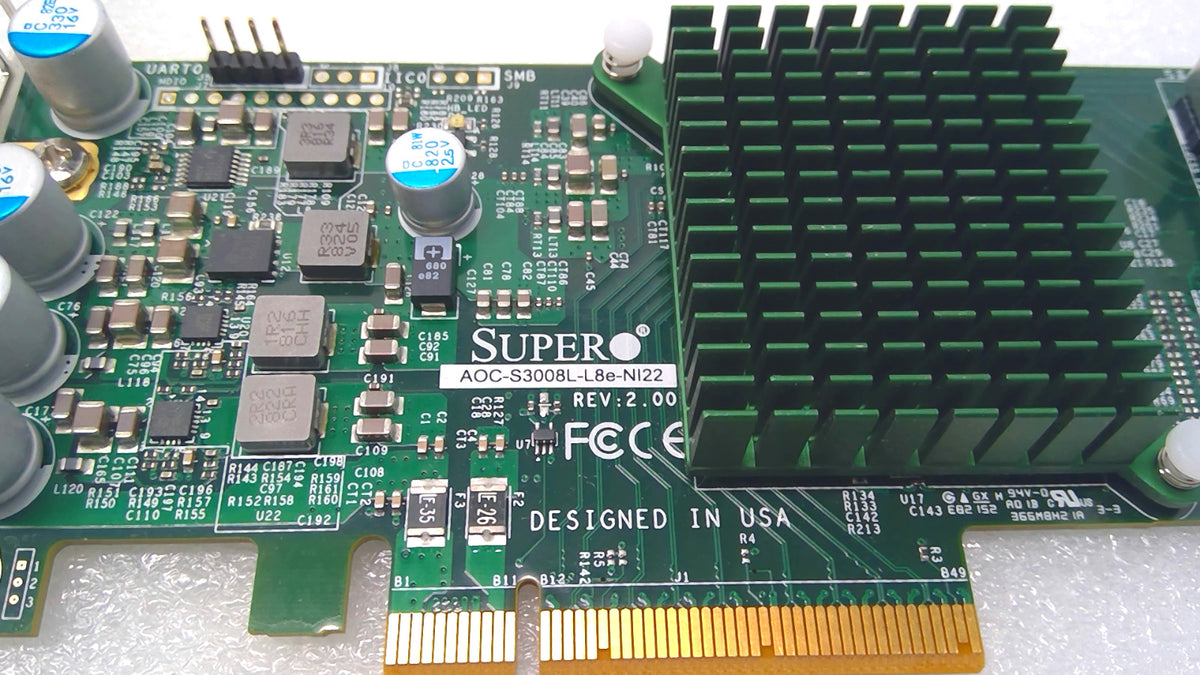 SuperMicro AOC-S3008L-L8E-NI22 12Gb/s Eight-Port SAS Internal RAID Adapter FH