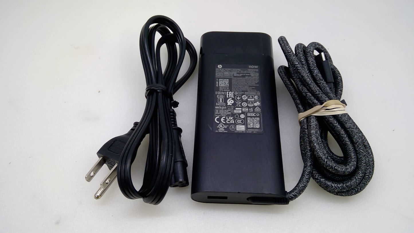 Genuine HP 110W USB-C USB-A AC Adapter N58479-001 M52946-033 TPN-DA24