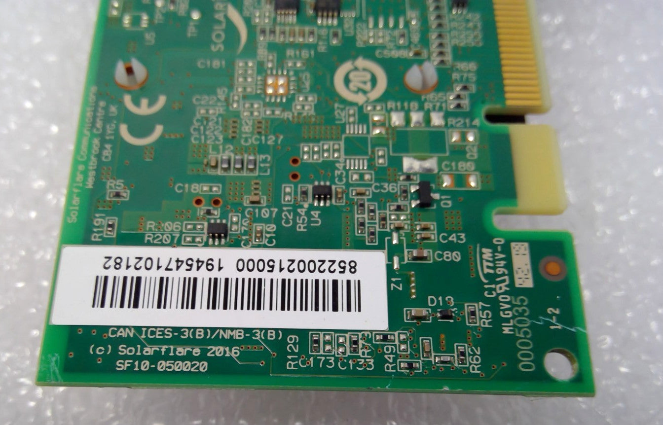 Solarflare SFN8522 10GbE Dual Port Server Adapter Card High Profile SF10-050020