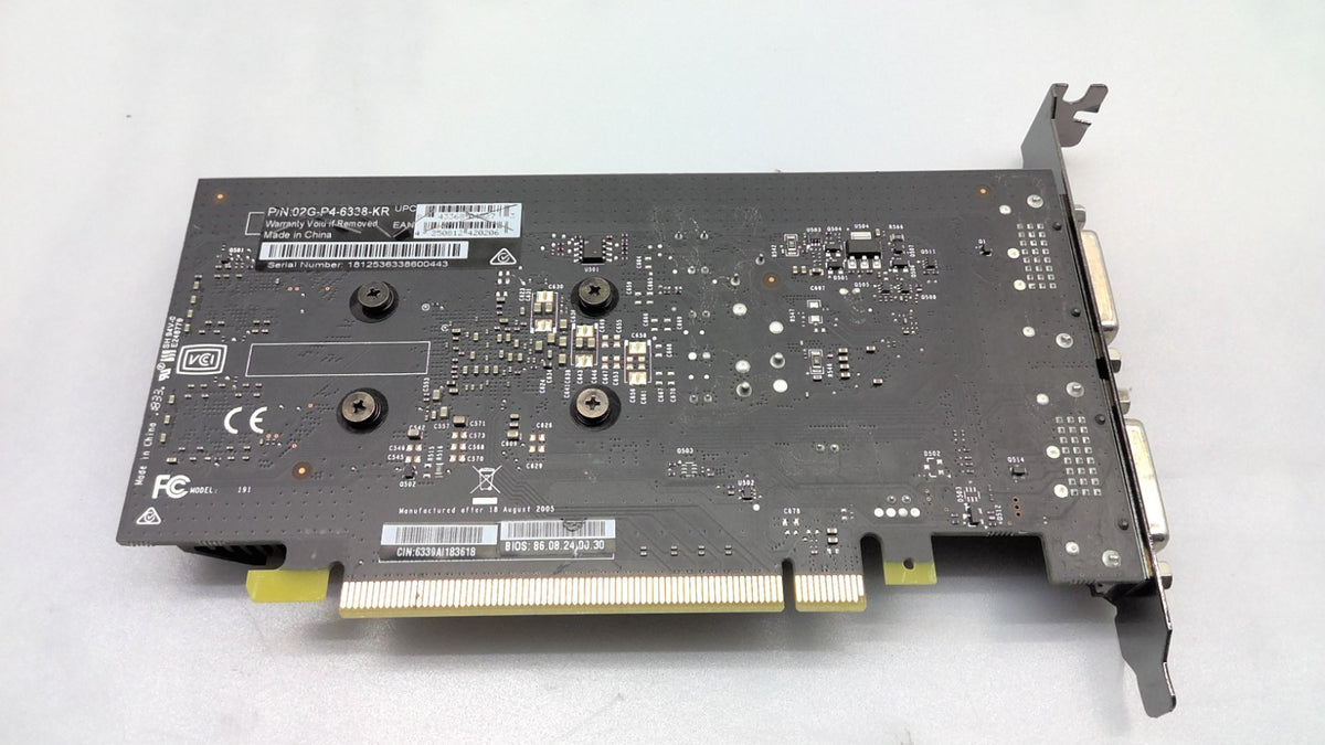 EVGA GeForce GT 1030 02G-P4-6338-KR 2GB GDDR5 2xDVI-D Graphics Card