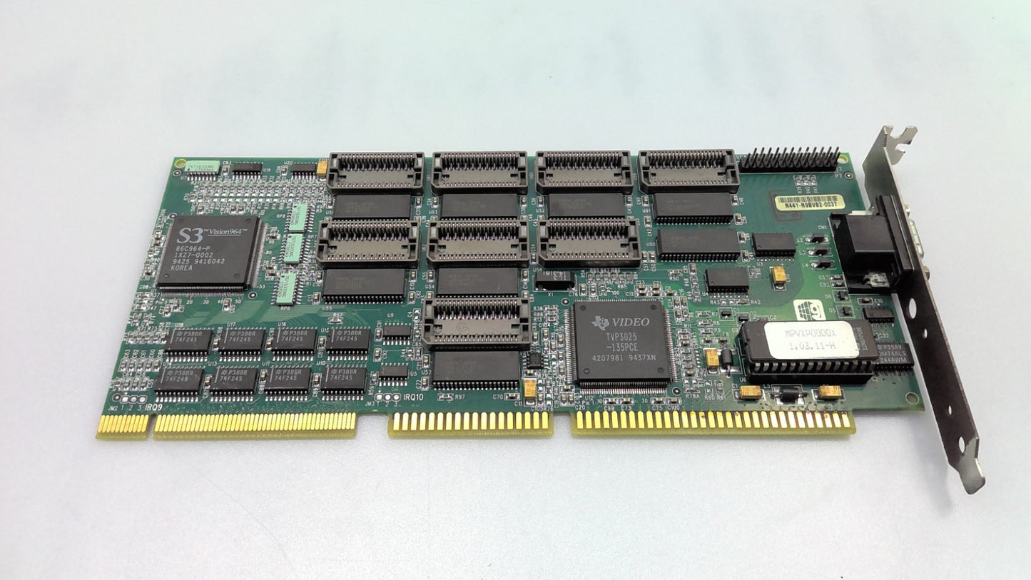 Number Nine Computer Corp PCI VGA Graphics Card PCB: PC00VS0-2