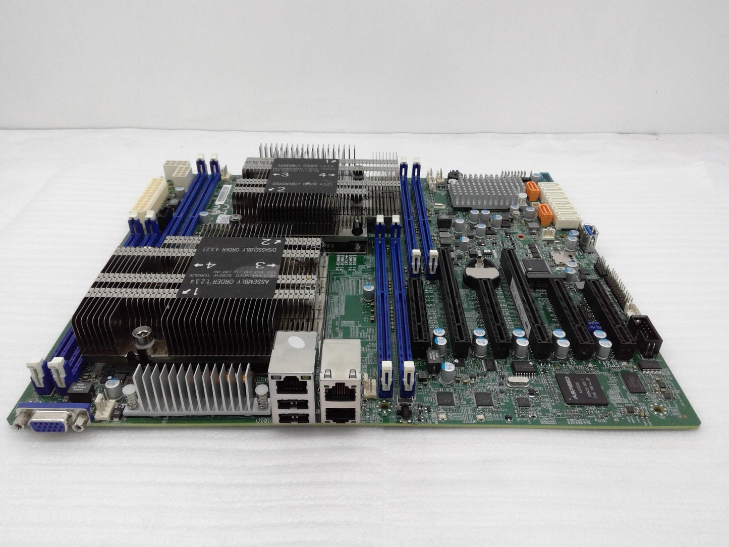 Supermicro X11DPL-I Motherboard Intel C621 Dual Socket LGA-3647 ATX + Heatsink