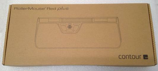 RM-RED-PLUS Contour Design RollerMouse Wired Mouse - Red