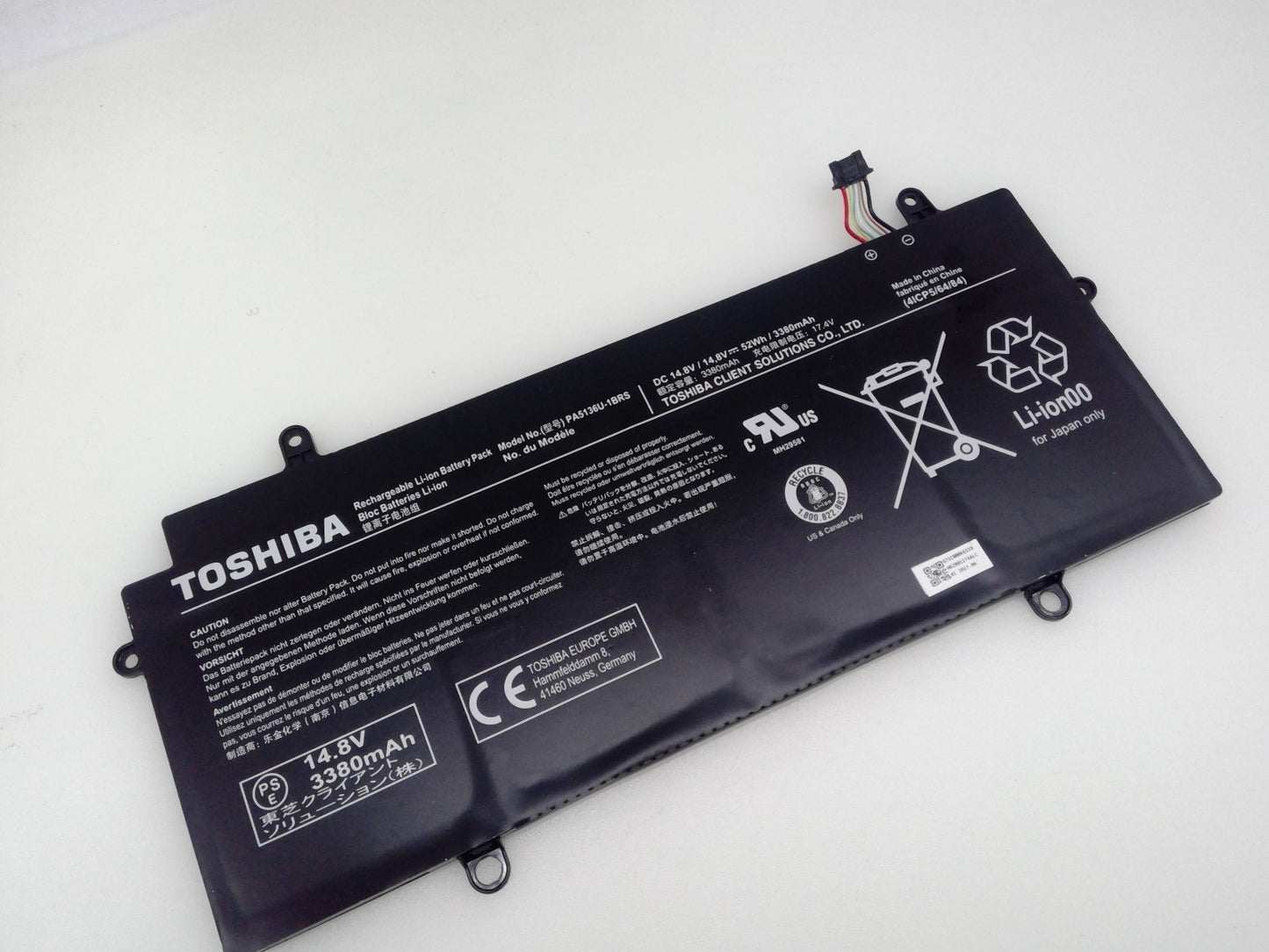 Genuine PA5136U-1BRS Battery for Toshiba Portege Z30 Z30-A Z30-AK01S Z30-B Z30-C