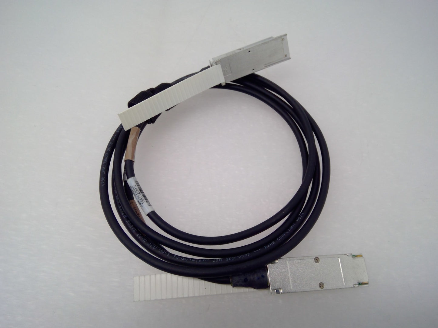 TE Connectivity 2821230-6 100G QSFP28 DAC Cable 2m 33AWG Passive Slim Flexible