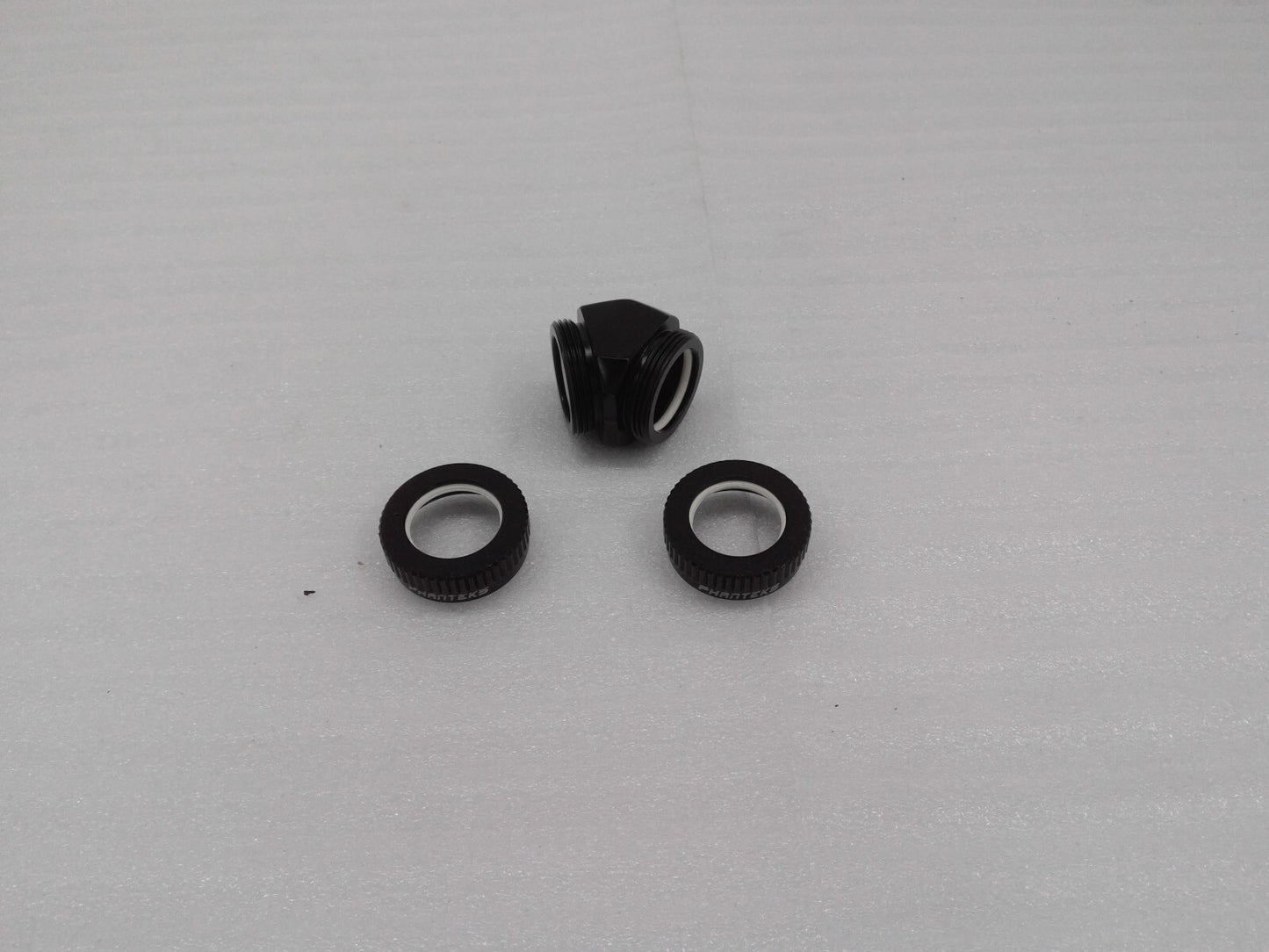 New Phanteks PH-A45_BK_16 16mm Hard Tube Adapter 45 Degree -Black