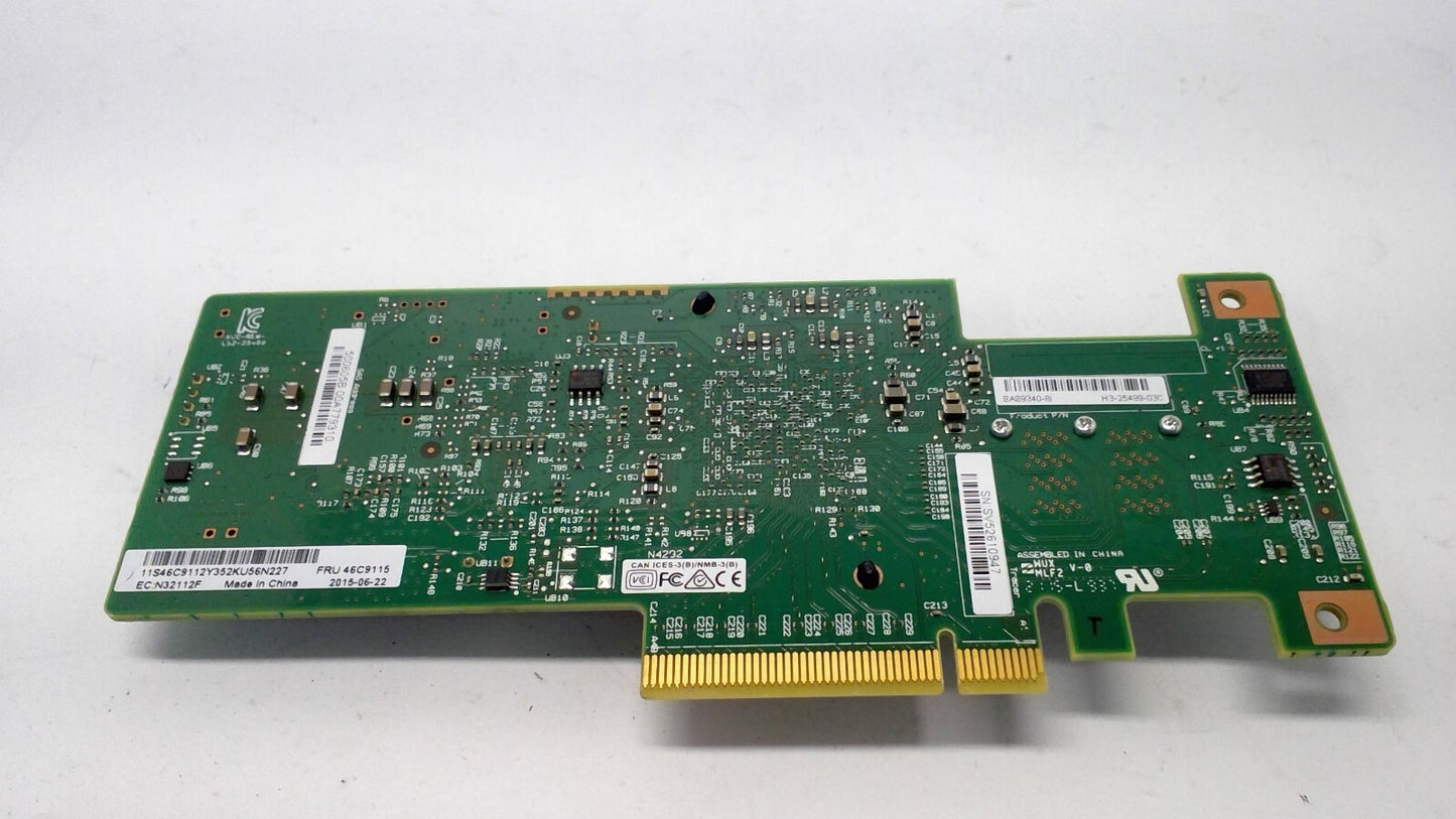 46C9115 46C9112 H3-25499-03 IBM SAS9340-8I SERVERAID 12GB 8-PORT NO BRACKET