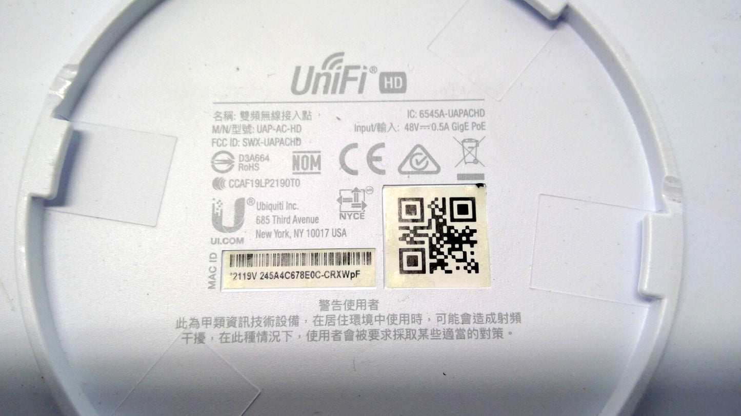 Ubiquiti UniFi UAP-AC-HD Wireless Access Point