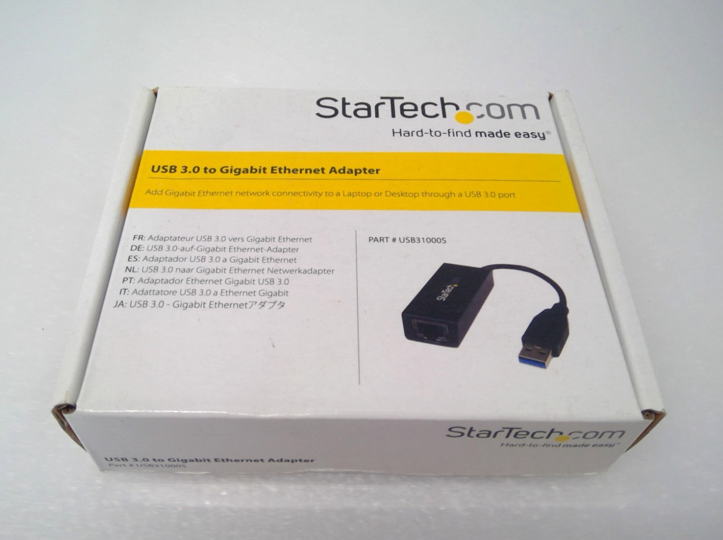 NEW Startech USB31000S USB 3.0 (Type-A) to Gigabit Ethernet Adapter