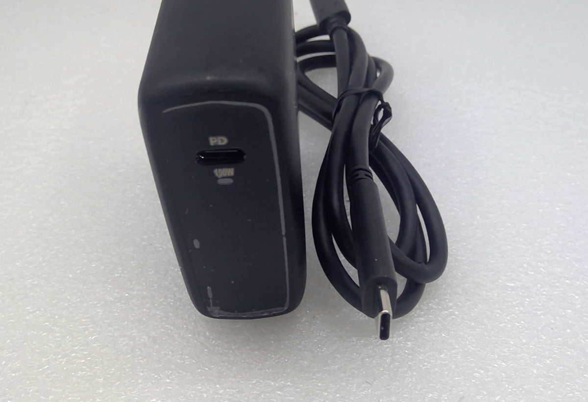 Nekteck PD100U-1TGA 100W GaN USB-C PD Charger w/ USB-C to USB-C Cable