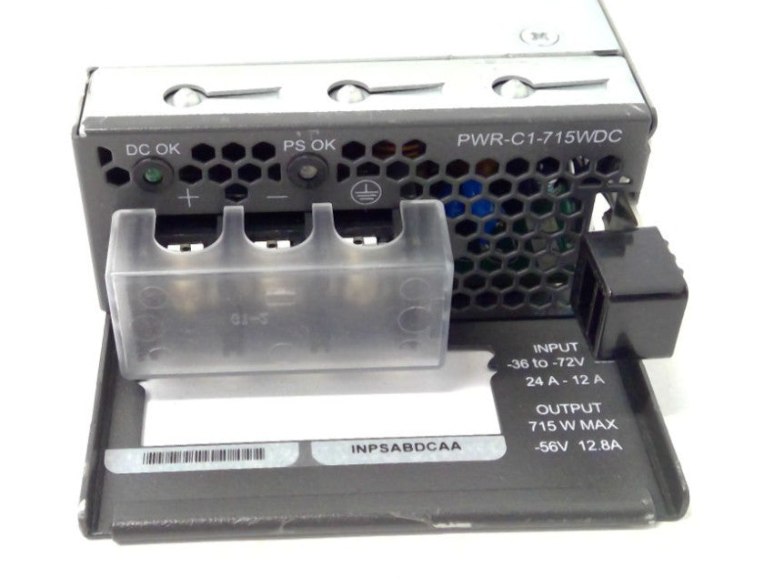 Cisco PWR-C1-715WDC 341-100578-01 715W DC Power Supply For3850 9300Series switch