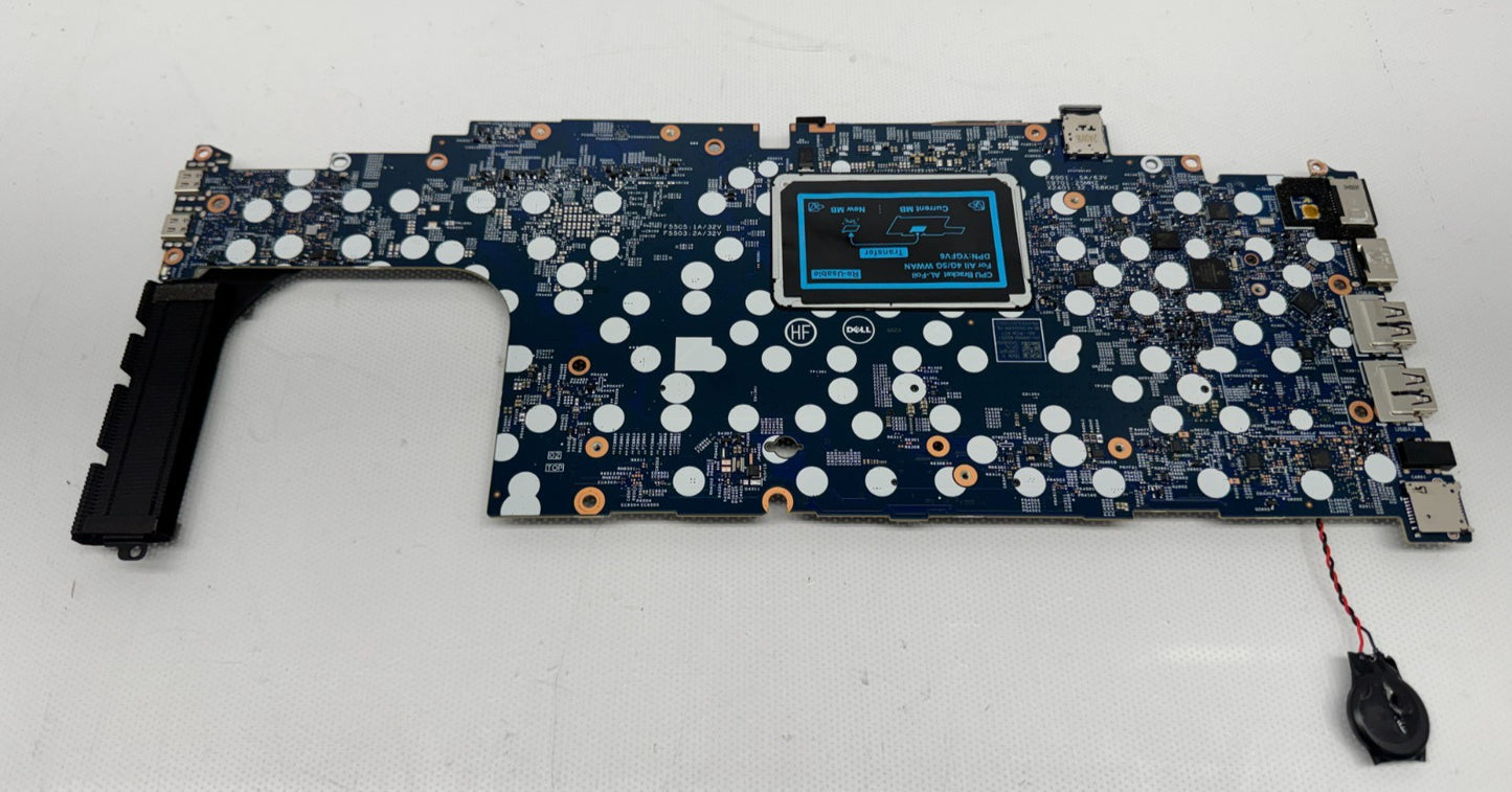 Dell Latitude 5550 Laptop Motherboard Intel Ultra 5 135U@1.6GHz 0KW6KM