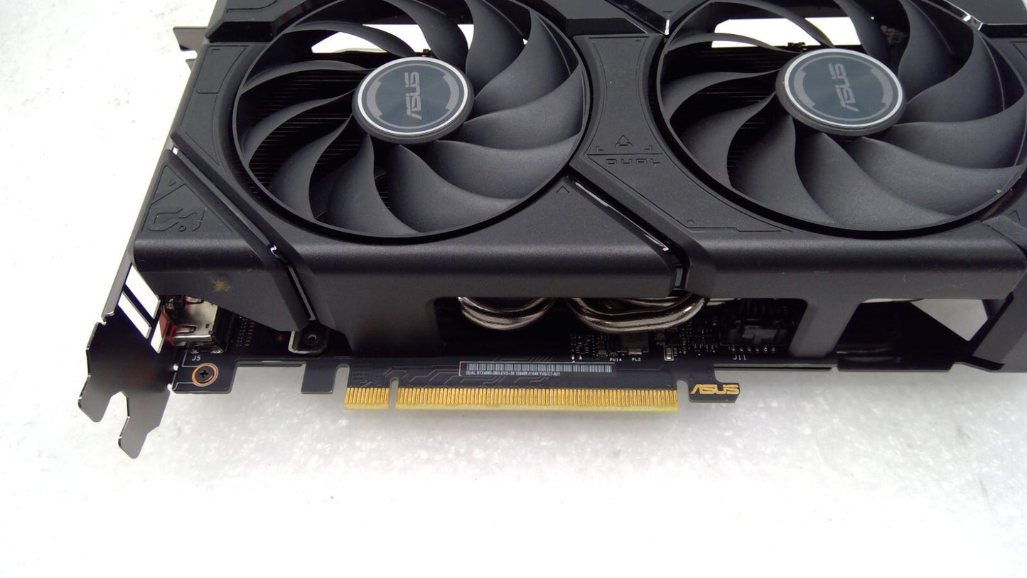 ASUS Dual GeForce RTX 4060 EVO OC Edition 8GB GDDR6 PCIe 4.0 Graphics Card GPU