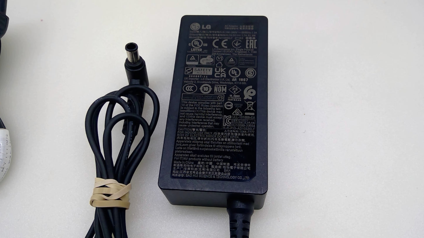 Genuine LG AD10550LF  19V 1.7A 32.3W AC/DC Monitor Power Adapter Charger