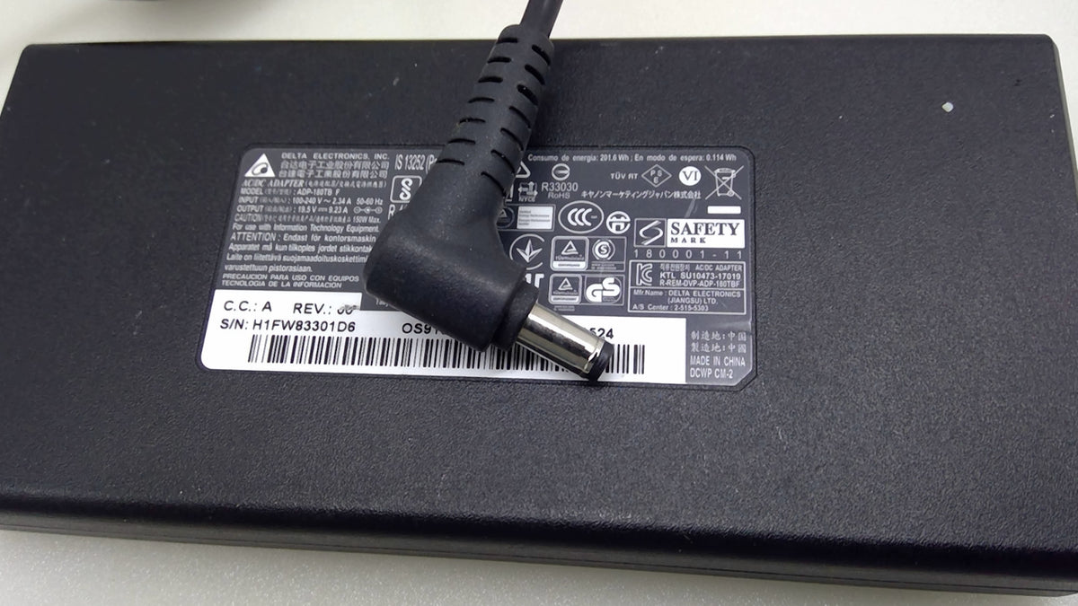 Delta ADP-180TB F 180W 19.5V 9.23A 5.5x2.5 Adapter for MSI GS GE