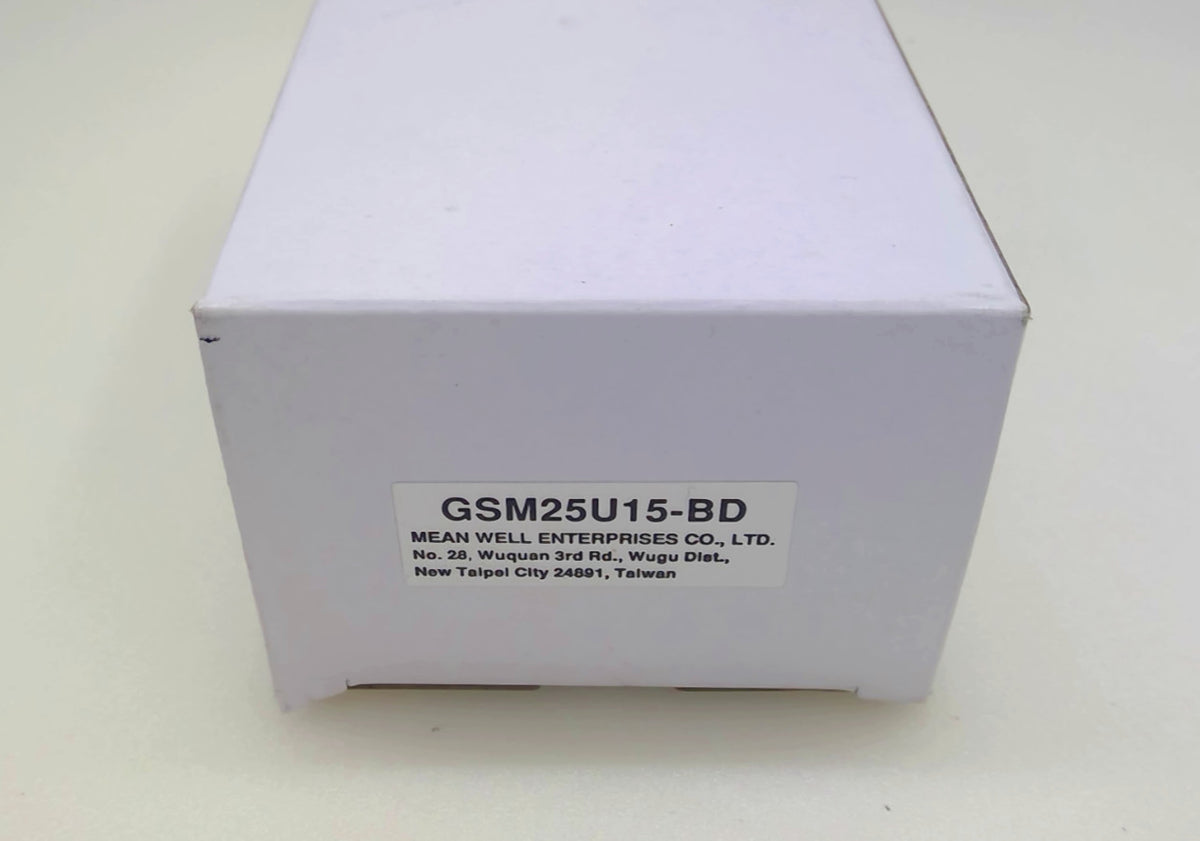 MEAN WELL GSM25U15-BD 15V 1.66A 25W Medical AC/DC Adapter New in Box