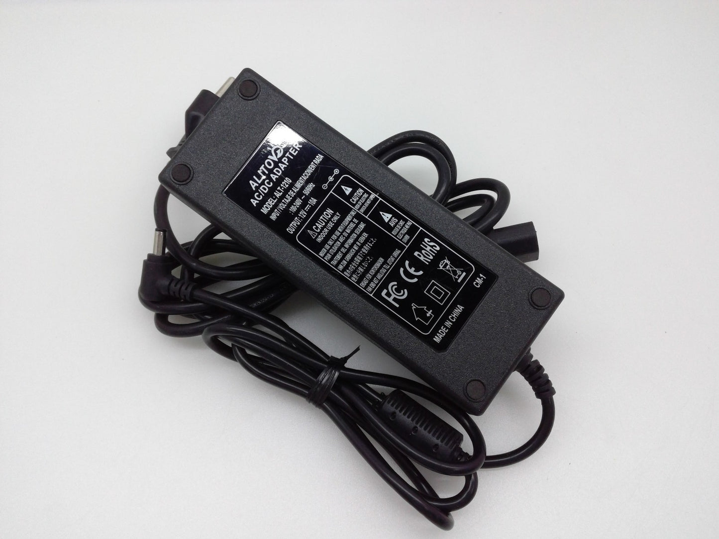 ALITOVE 12V Power Supply 10A 120W AC Adapter 100240V 5060HZ ALT-1210 5.5 X 2.1mm