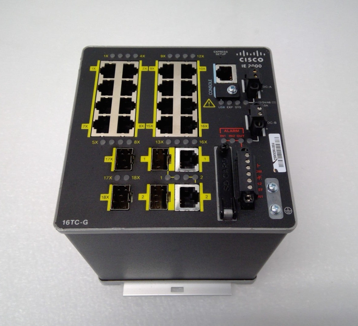 Cisco 2000 Series 16Port Ethernet Industrial Switch IE-2000-16TC-G-E