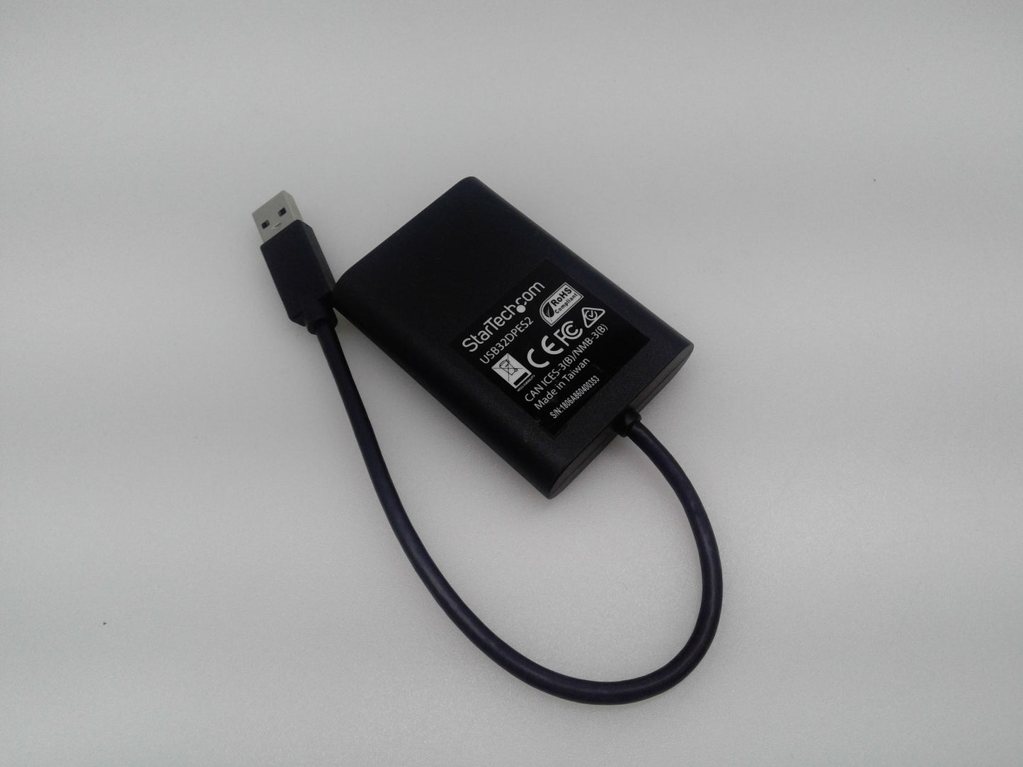 StarTech USB32DPES2 USB 3.0 to DisplayPort Adapter -4k 30Hz