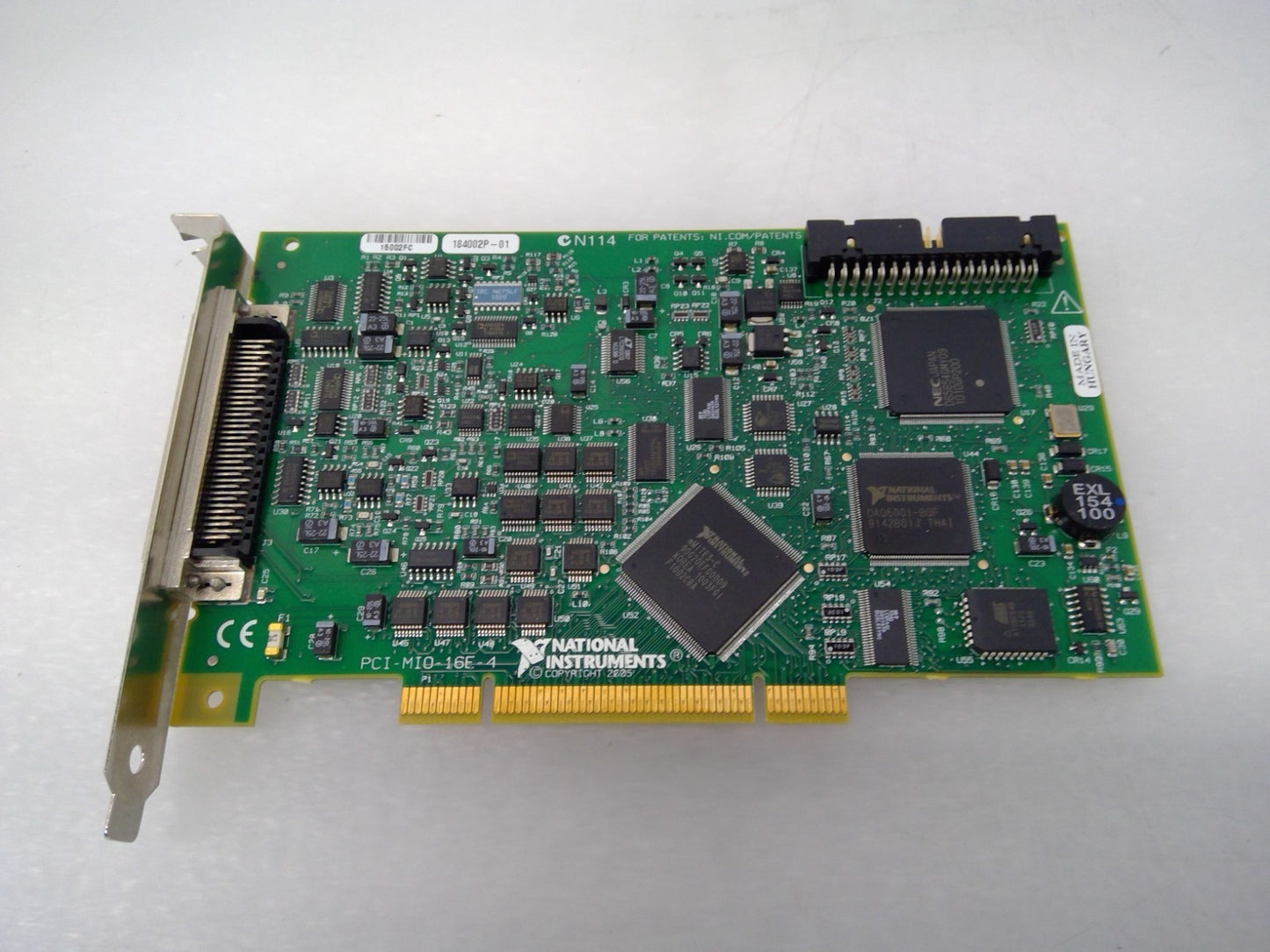 National Instruments PCI-MIO-16E-4 (6040E) NI DAQ Card Multifunction 184002P-01