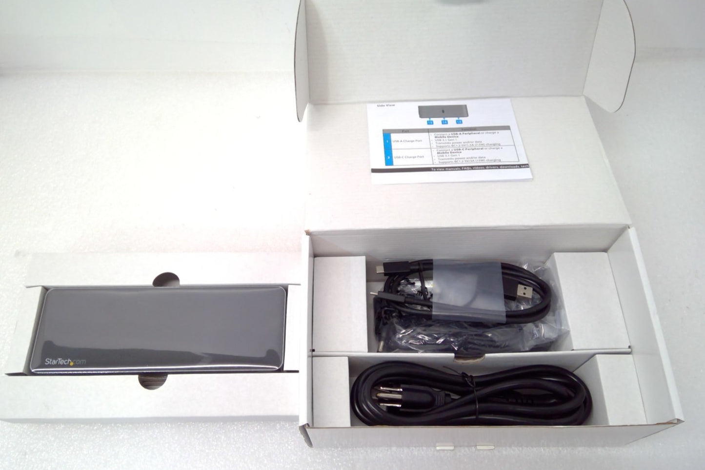 New Startech DK30C2DPPD Dual-4k 60Hz Universal Docking Station