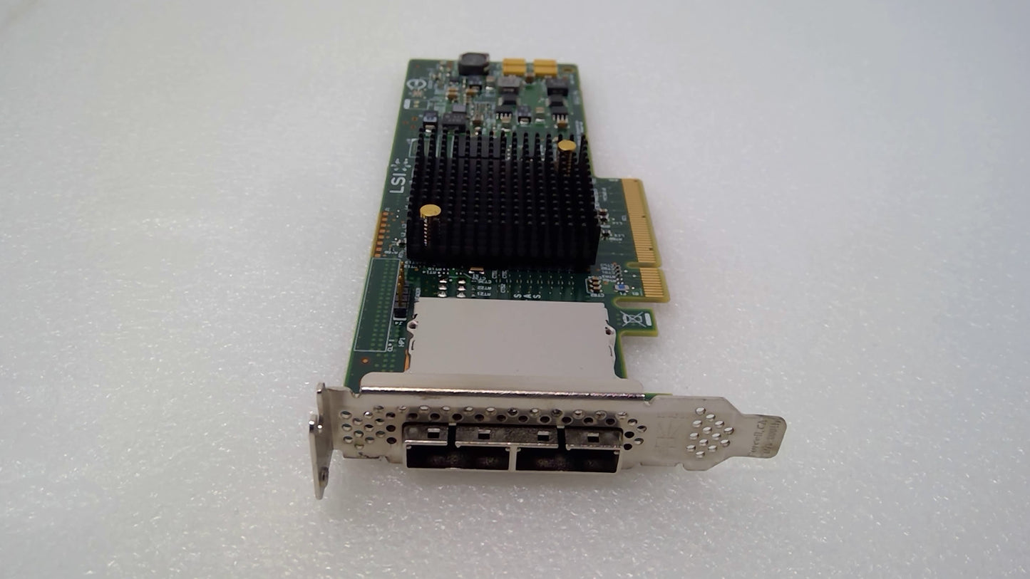 LSI SAS 9205-8e 6Gb/s 8-Port External SAS/SATA PCIe 2.0 HBA Controller Card LP