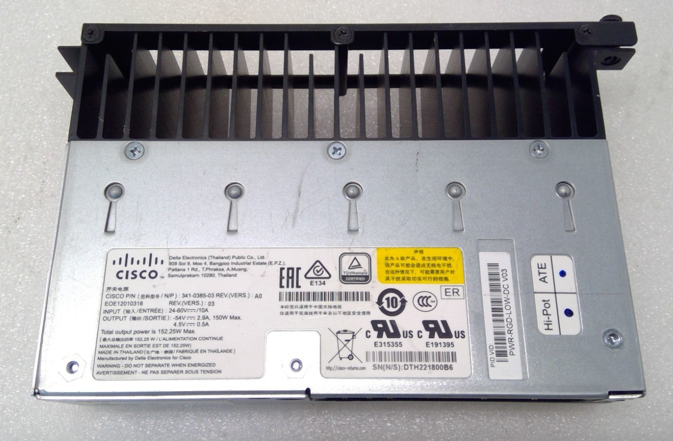 Cisco PWR-RGD-LOW-DC 24-60v Low-voltage Power Supply DC Module