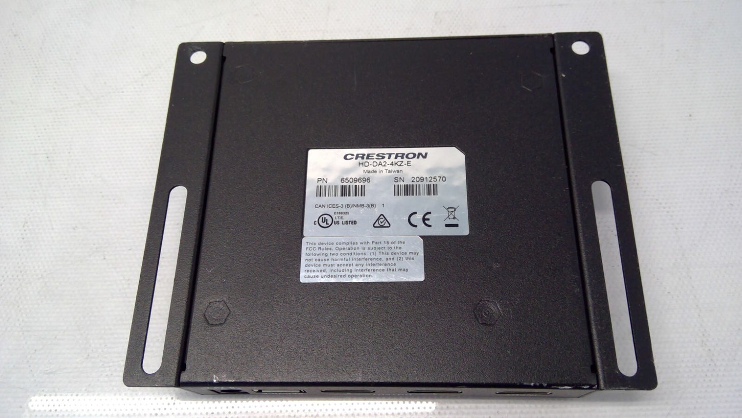 Crestron HD-DA2-4KZ-E HDMI 4K60 4:4:4 HDR Distribution Amplifier