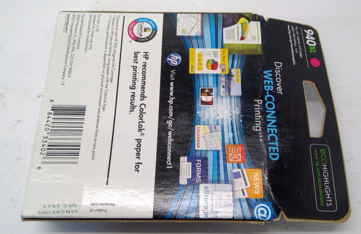 LOT OF 3 NEW HP 940XL Magenta C4908AN Cartridge for Officejet Pro